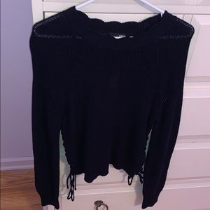 Navy blue cozy sweater